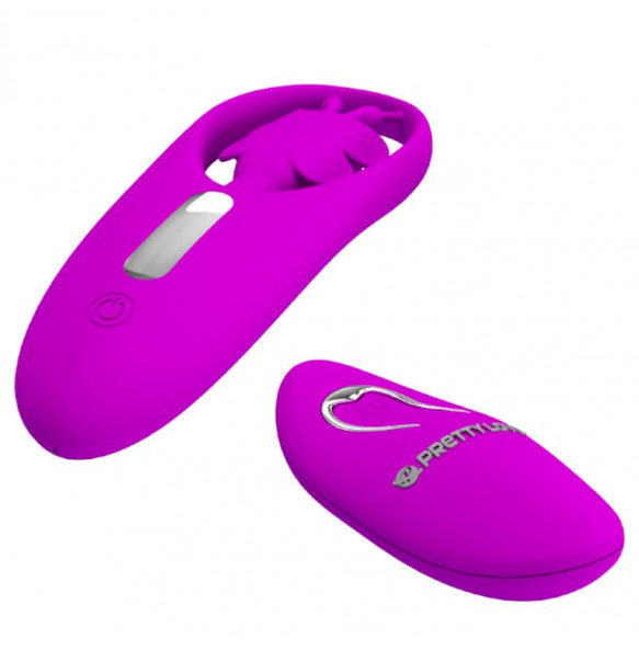 PRETTY LOVE - Dancing Butterfly Wireless Remote-Controlled Vibration Wearable (Chargeable - Purple)